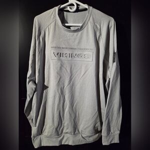 Gray Minnesota Vikings Sweatshirt UNRL Pullover Team Issued NWT Men's 2XL